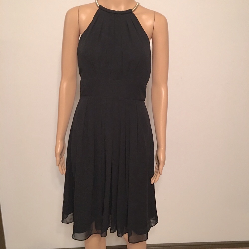 White House Black Market chiffon swing dress
